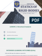 02 CESTAT30 Statics of Rigid Bodies Structural Analysis - Part2