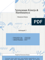 Proses Perencanaan Kinerja & Hambatannya - Kel 5