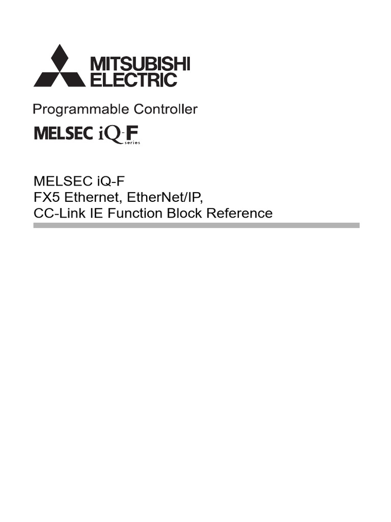 FX5U Ethernet EthernetIP CClinkIE (FunctionBlock) | PDF | Computer ...