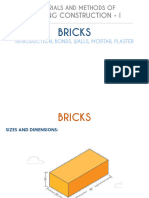 Bricks - Intro, Bonds, Walls, Mortar, Plaster