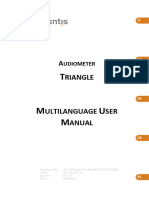 AU1S Triangle User Manual IT en FR de ES - Rev01