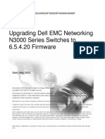 Upgrading Dell EMC Networking N3000 Series Switches From Version 6.x.x.x To 6.5.4.20