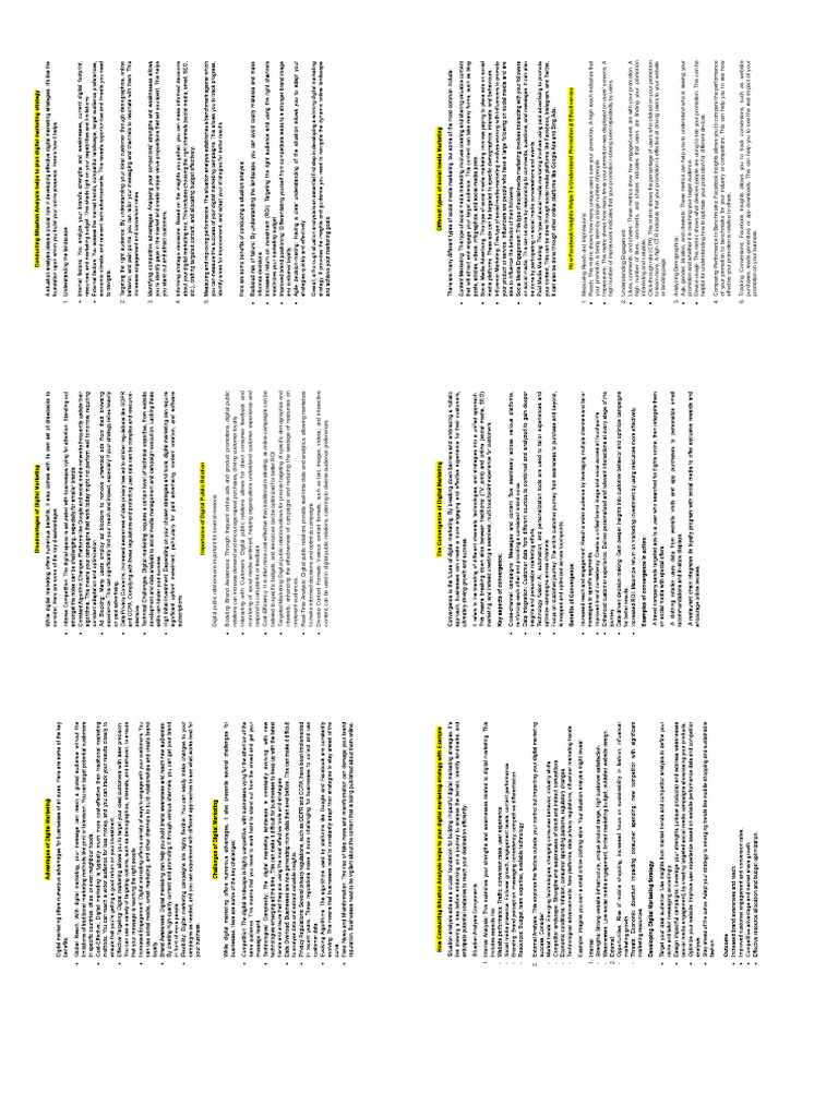 Final Digital Marketing Print Pdf Search Engine Optimization