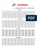 LTC Vaidyah (Set - 1) Neet Module Test - 8 Paper Key (29!02!2024)