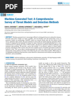 2023 IEEE Machine-Generated - Text - A - Comprehensive - Survey - of - Threat - Models - and - Detection - Methods