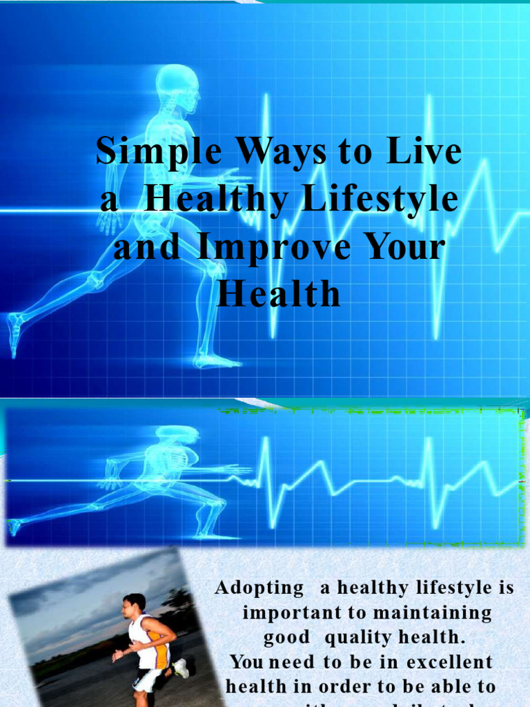 Healthy Lifestyle Tips for Better Health | PDF | Health Promotion | Hygiene