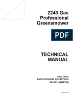 TM1473 John Deere 2243 Gas Professional Greensmower Technical Manual