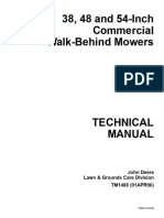 TM1488 John Deere 38, 48, 54-Inch Commercial Walk - Behind Mowers Technical Manual