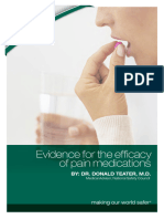 Evidence Efficacy Pain Medications