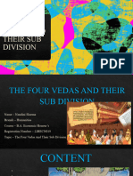 The Four Vedas and Their Sub Division