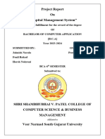 Hospital Management System (Documentation)