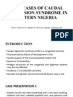 054 Two Cases of Caudal Regression Syndrome in Eastern Nigeria