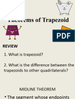 Theorem in Trapezoid