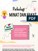 Kelompok 4 Jurnal Tes Psikologi Minat & Bakat