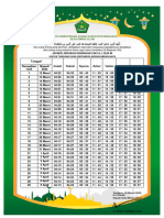 Jadwal Ramadhan Fix Kemenag Minahasa