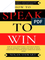 How To Speak To Win @andrewtatefree