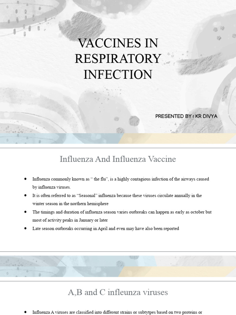 Vaccines in Respiratory Infection 111 | PDF | Influenza | Virus