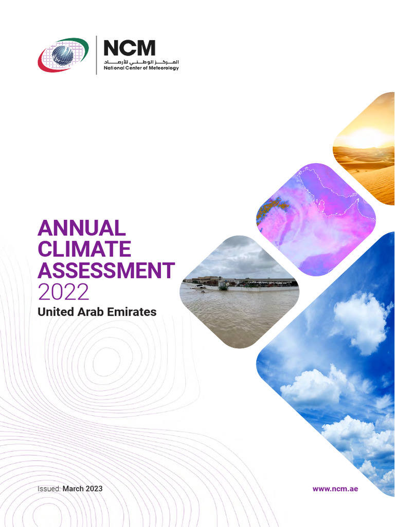 UAE Annual Climate Assessment 2022 | PDF | Sea Surface Temperature ...
