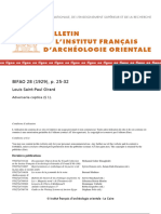 Bulletin de L'Institut Français D'Archéologie Orientale: BIFAO 28 (1929), P. 25-32