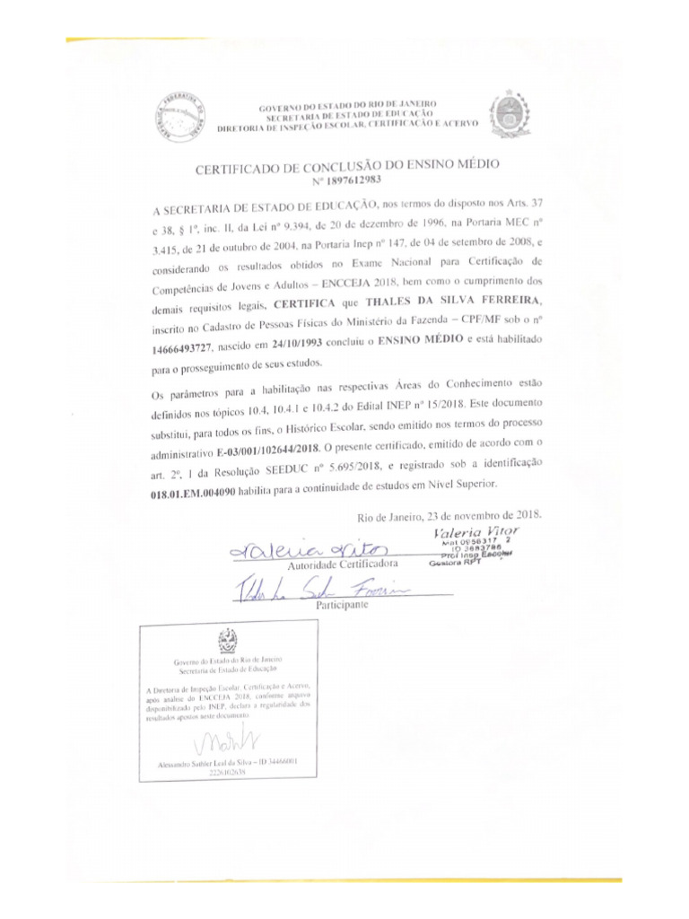 Governo Do Estado Do Rio de Janeiro | PDF
