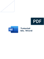 Tutorial Ms. Word 2