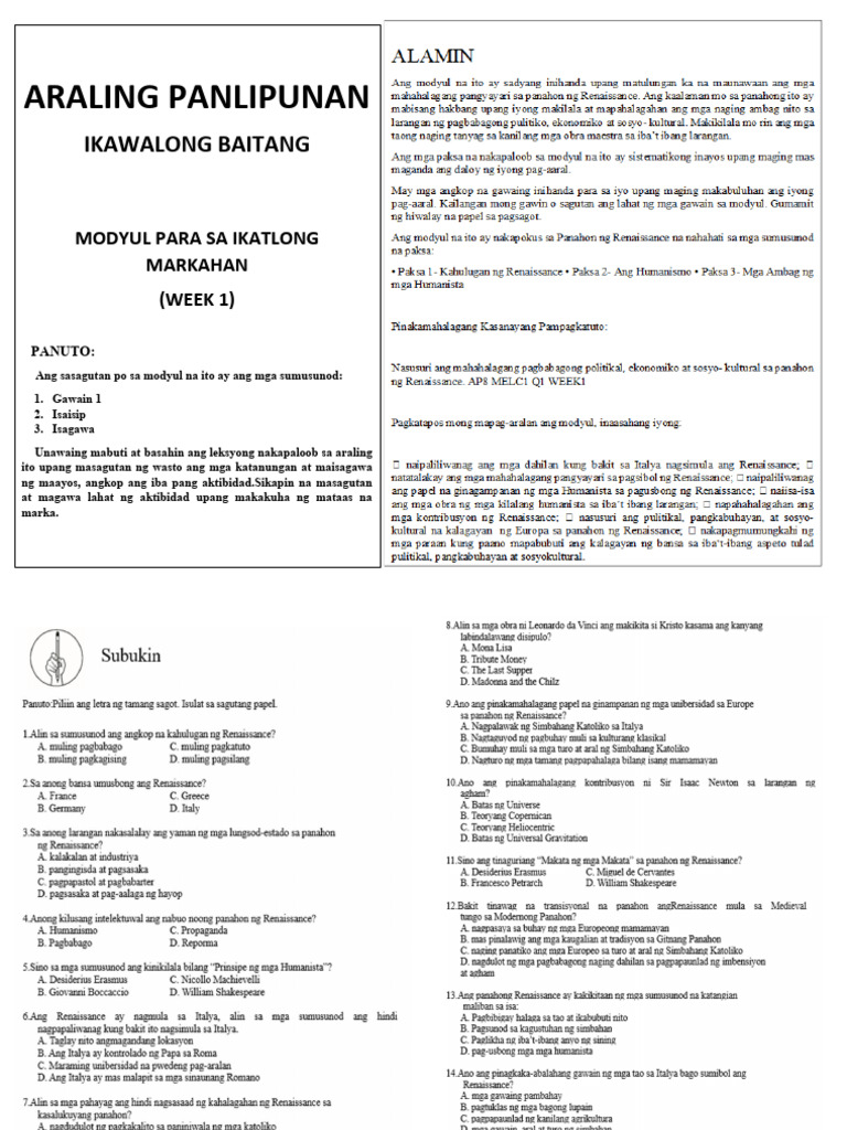 Module Third Grading Week 1 | PDF