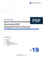 Verb To Sound