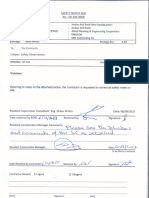 SN-A02-0009 Safety Observations