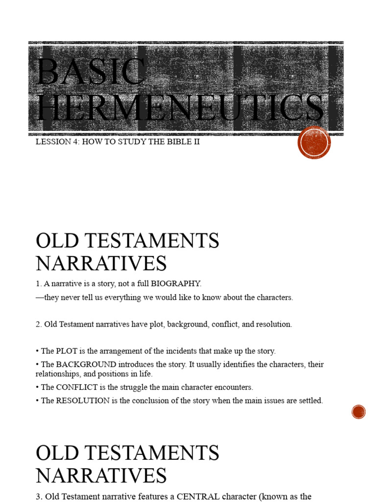 Basic Hermeneutics Iv Pdf Psalms Book Of Proverbs