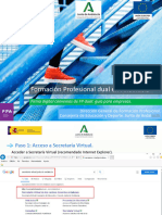 Formación Profesional Dual en Andalucía: Curso 2021/2022