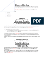 Business Studies Notes - Finance Ratios
