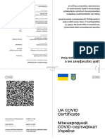 Ua Covid Сertificate Міжнародний COVID-сертифікат України: 1/2 dose 1/2 dose