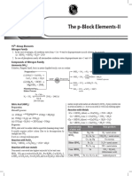 The P-Block Elements - II - Short Notes - Prayas JEE 2.0 2024