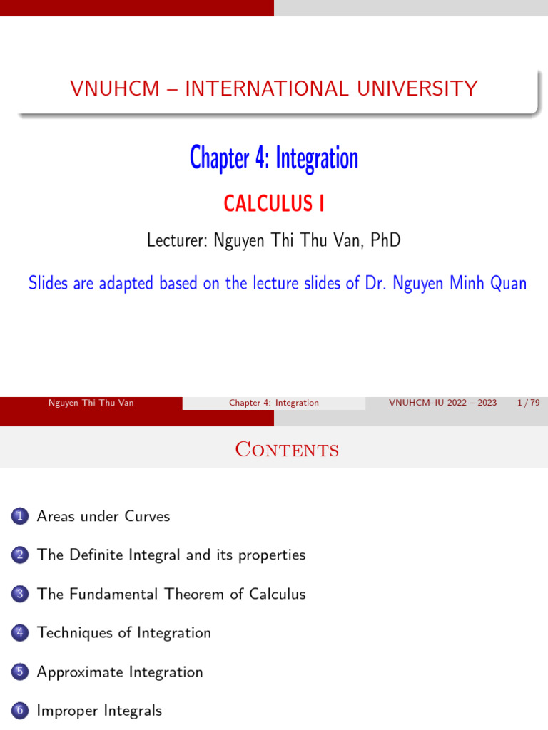 Understanding Integration in Calculus | PDF | Integral | Calculus