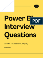 Power BI Interview Question