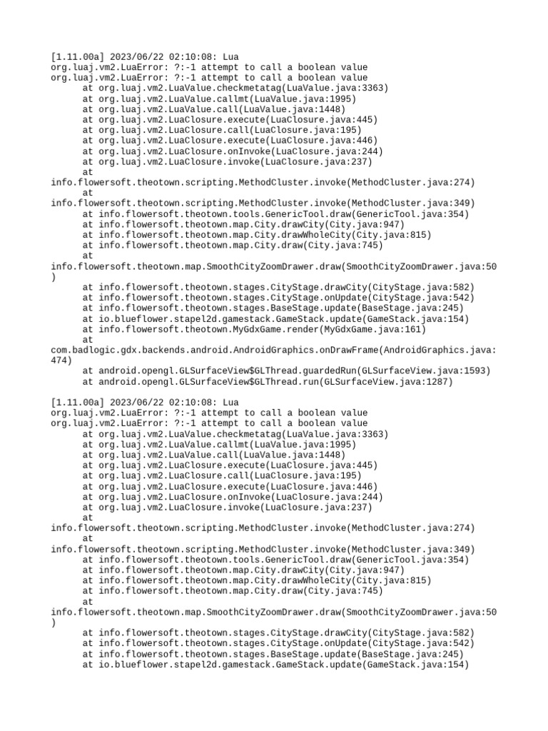 Log | PDF | Java (Programming Language) | Verizon Wireless