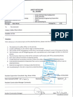 SN-0003 Safety Notice Closeout