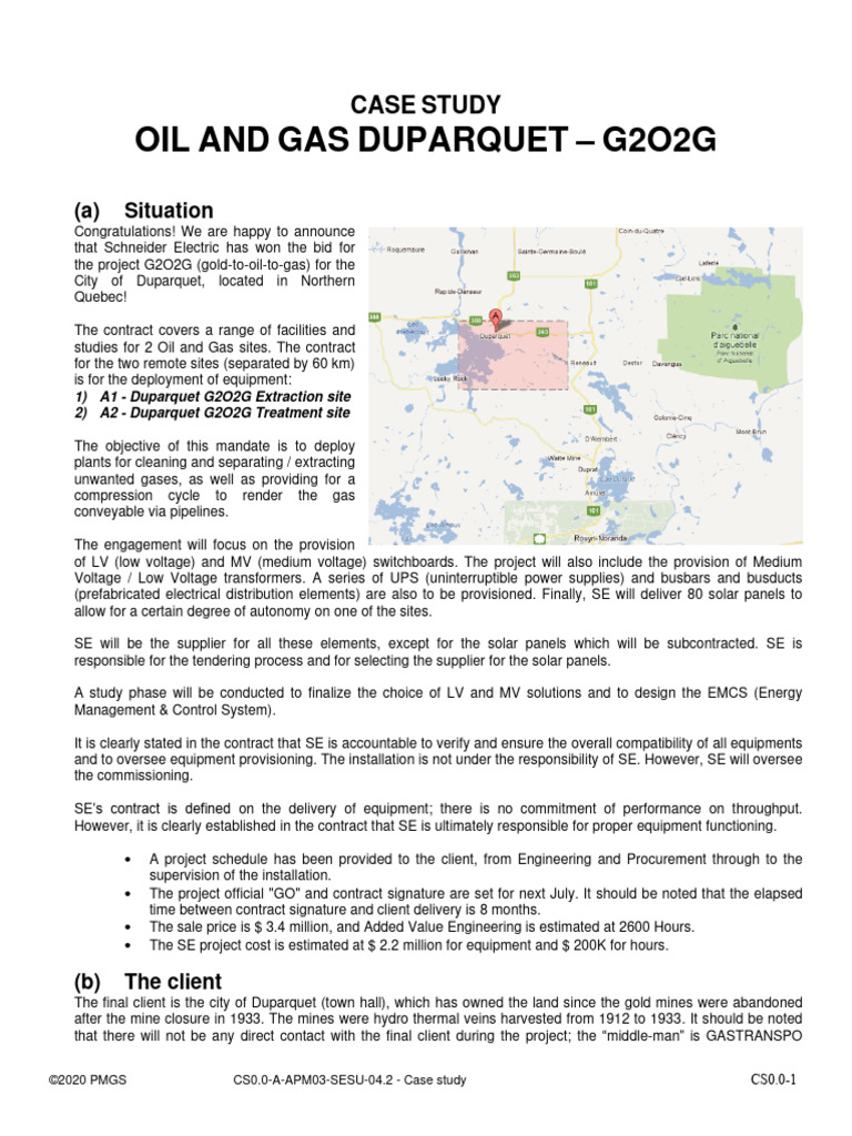 Oil & Gas Project Case Study | PDF | Computers | Technology & Engineering
