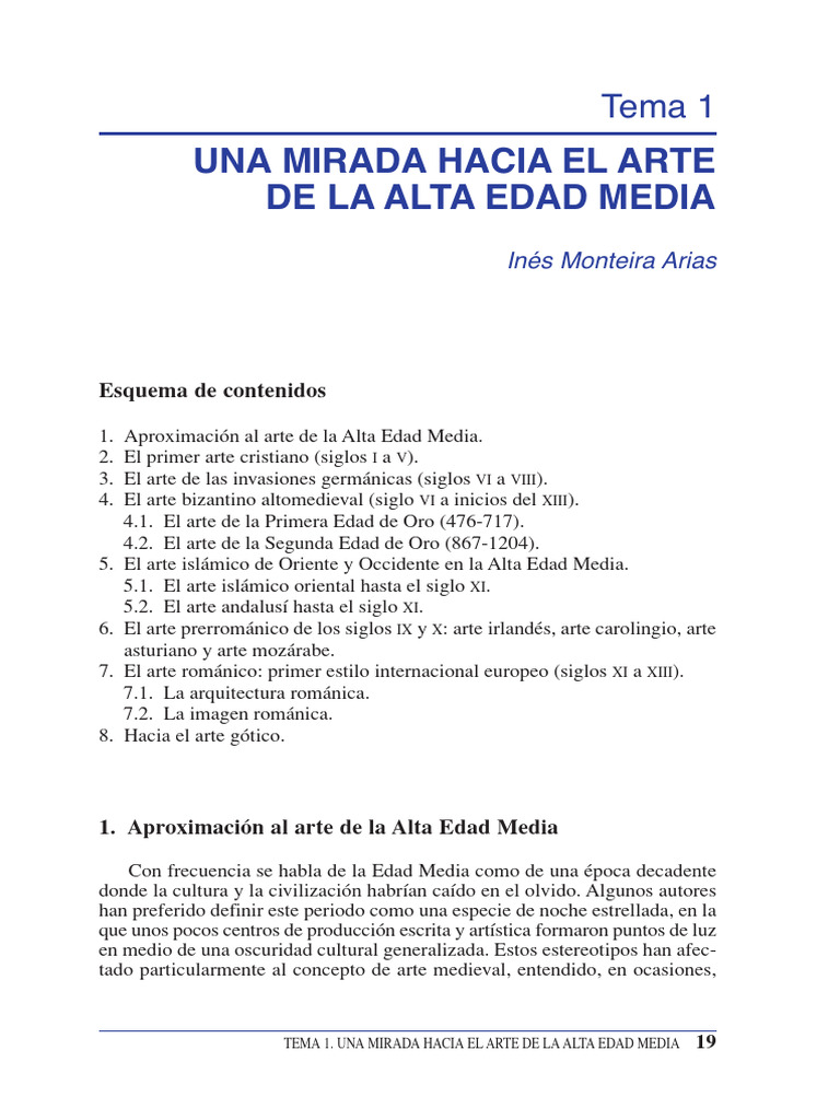 Arte de la Alta Edad Media | PDF | imperio Bizantino | Edades medias