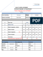 Stonebase Bulk Density