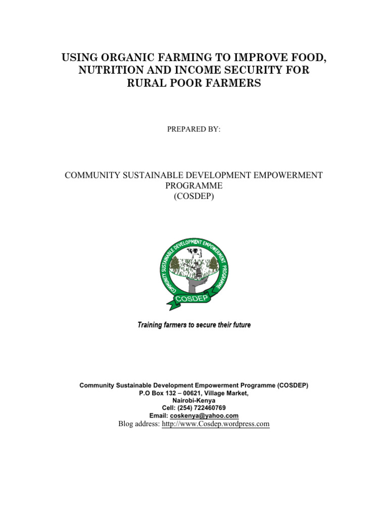 Organic Farming for Rural Food Security | PDF | Agriculture | Food Security