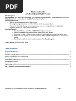 Playbook Module A-5: Basic Drone Flight Control