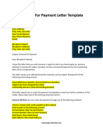 Demand For Payment Letter PDF