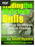 "Trading the 10 O'Clock Bulls" Geoff Bysshe