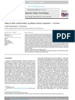 Study On Filler Reinforcement in Polymer Matrix Composites " A Review