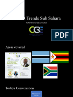 Market Trends Sub Sahara ACRE