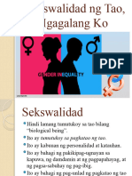 HRG - PPT - Sekswalidad NG Tao, Igagalang Ko