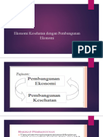 Ekonomi Kesehatan Dengan Pembangunan Ekonomi