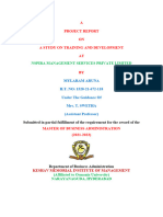 A Project Report ON A Study On Training and Development AT: Nspira Management Services Private Limited