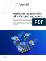 Implementing Generative Ai With Speed and Safety